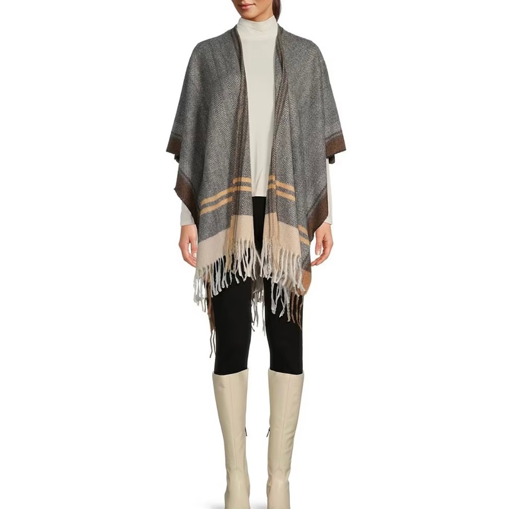 NWT Vince Camuto
Large Stripe Topper OS
